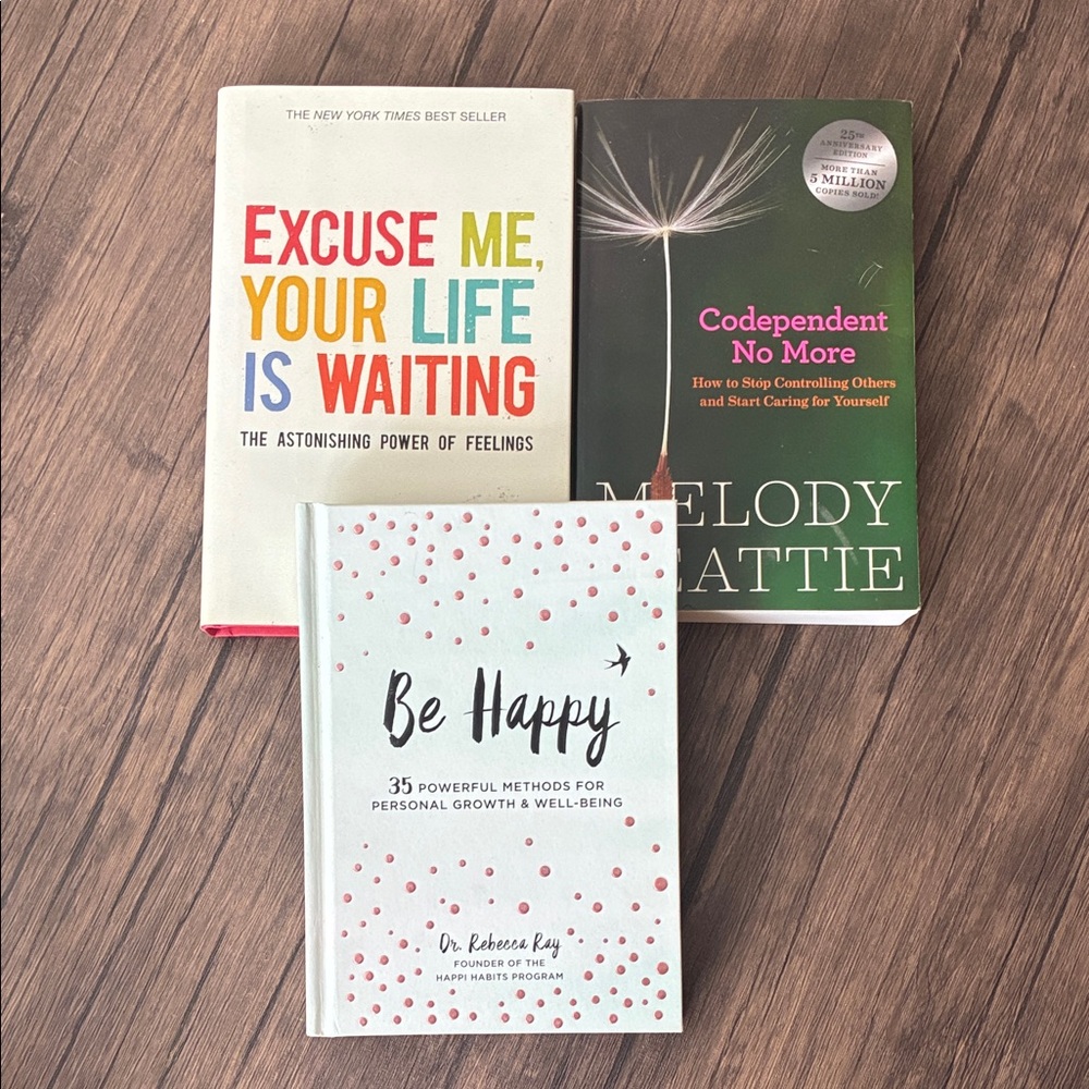 Set of Three Inspirational and Well Being Books